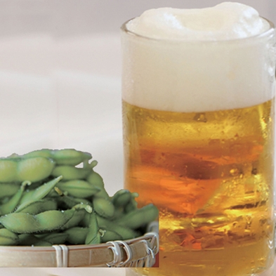 【朝食付】＋「ほろ酔いセット」！生ビール二杯+枝豆+ポテトフライ♪